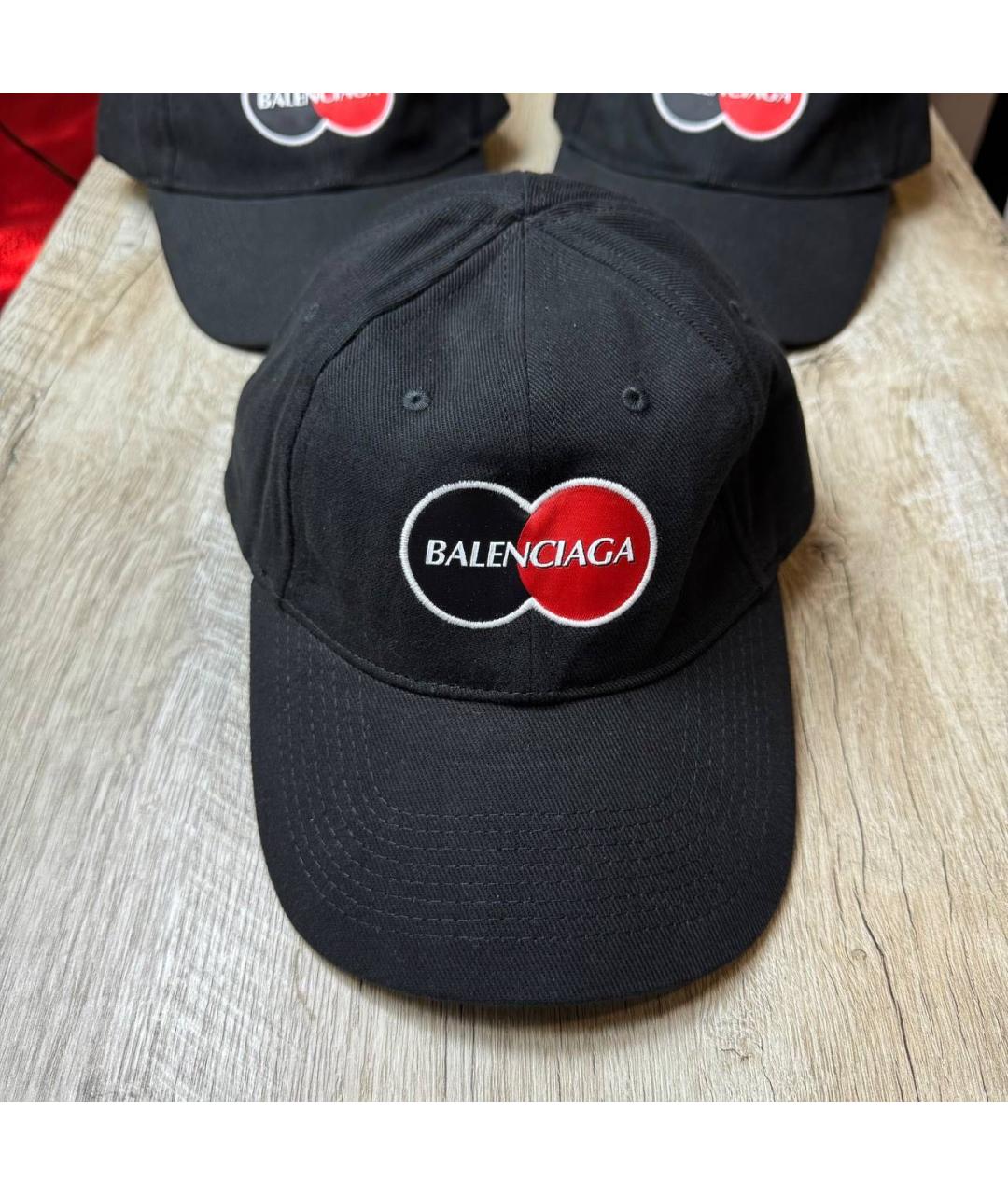 BALENCIAGA Черная хлопковая кепка/бейсболка, фото 7