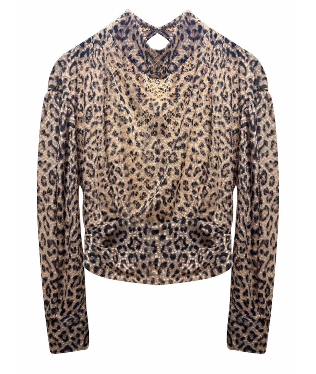 IRO Коричневая полиэстеровая блузы, фото 1