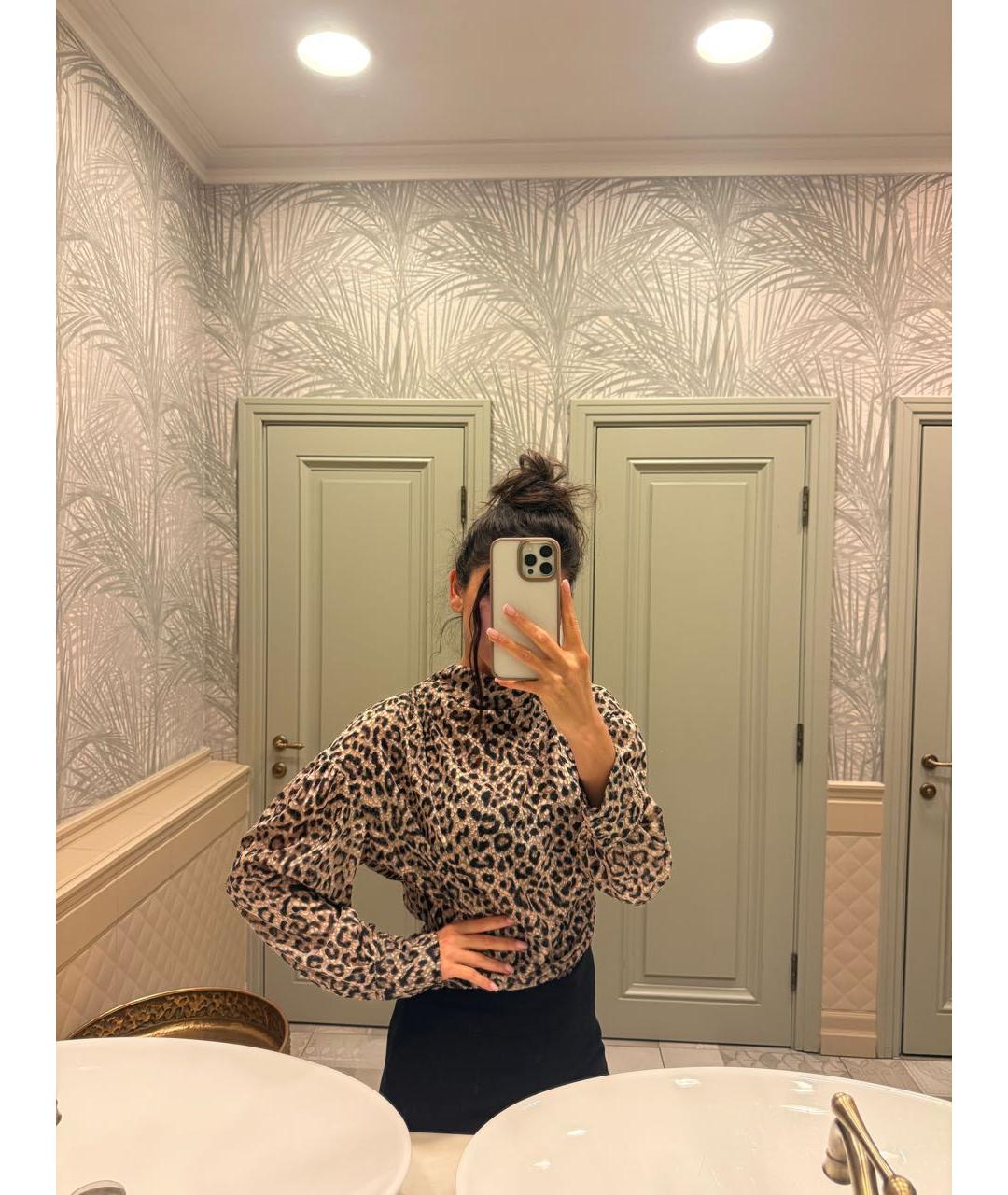 IRO Коричневая полиэстеровая блузы, фото 5