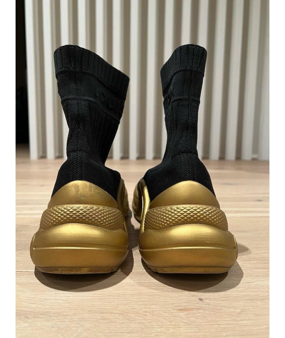 LOUIS VUITTON Черные синтетические кроссовки, фото 4