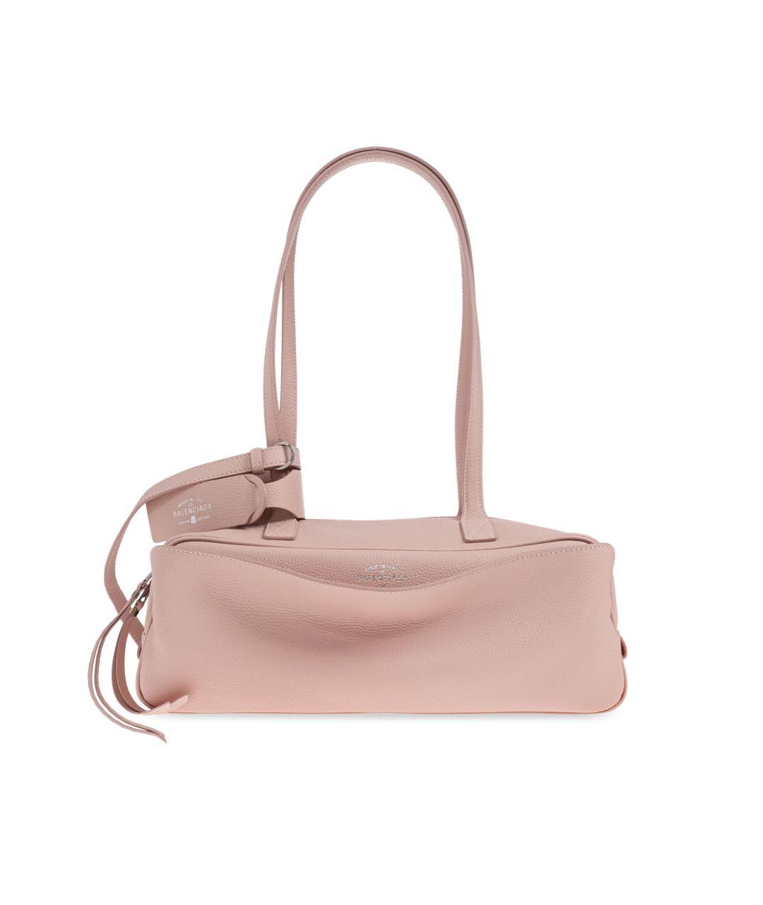 BALENCIAGA Бежевая кожаная сумка тоут, фото 1