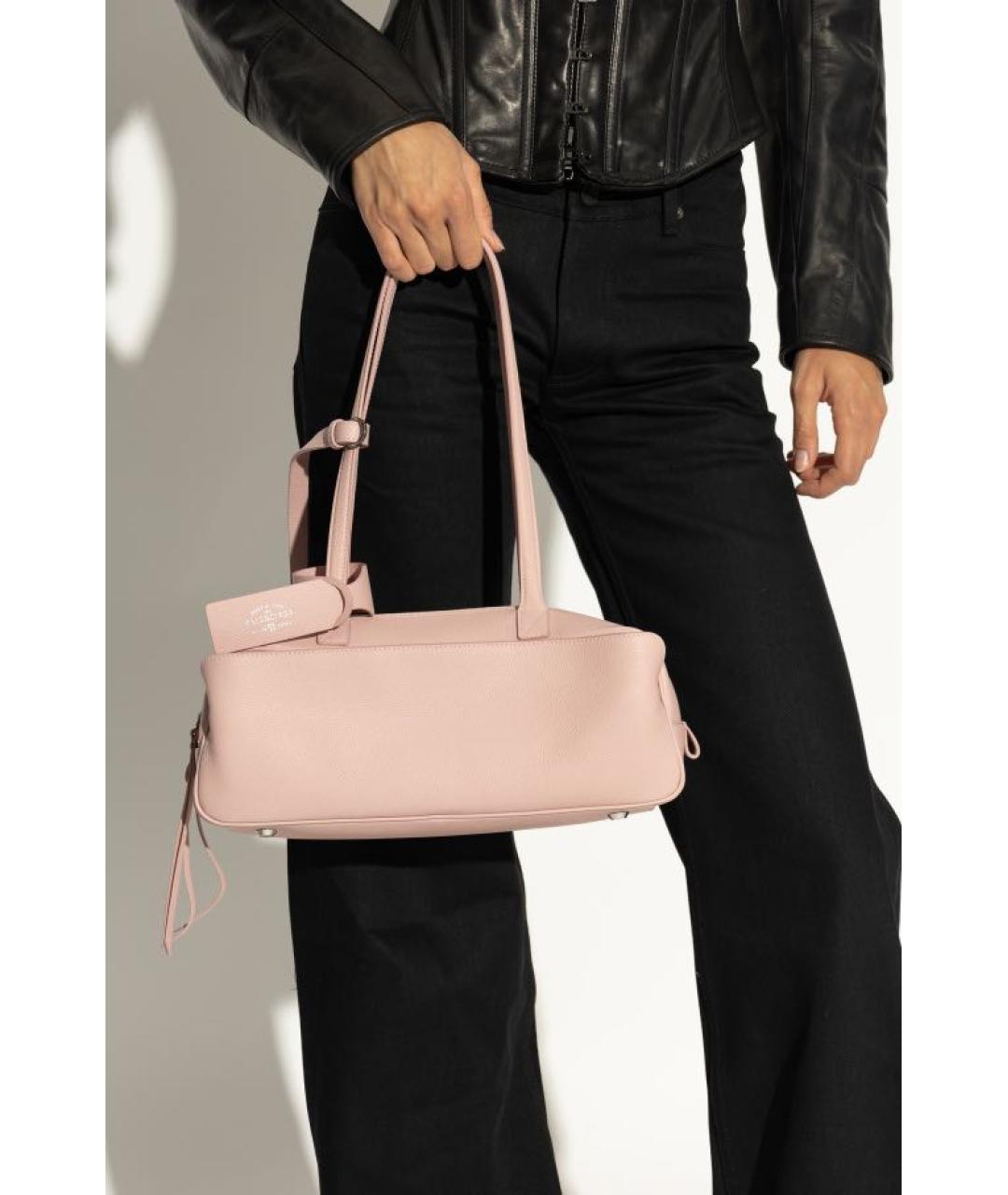 BALENCIAGA Бежевая кожаная сумка тоут, фото 2