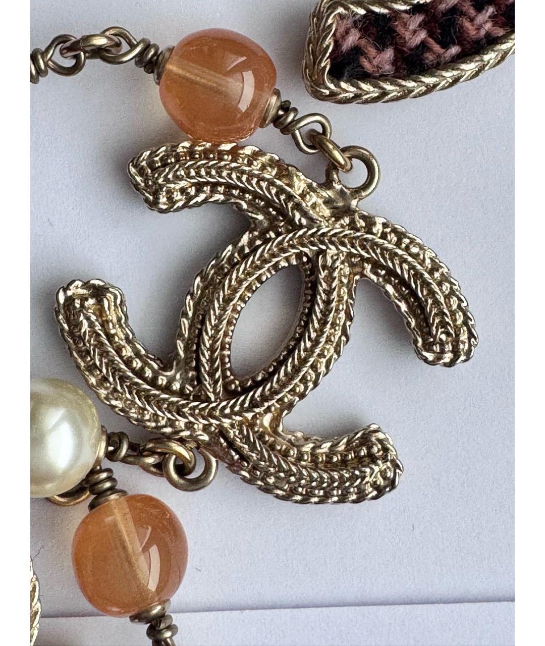 CHANEL Мульти латунное колье, фото 6