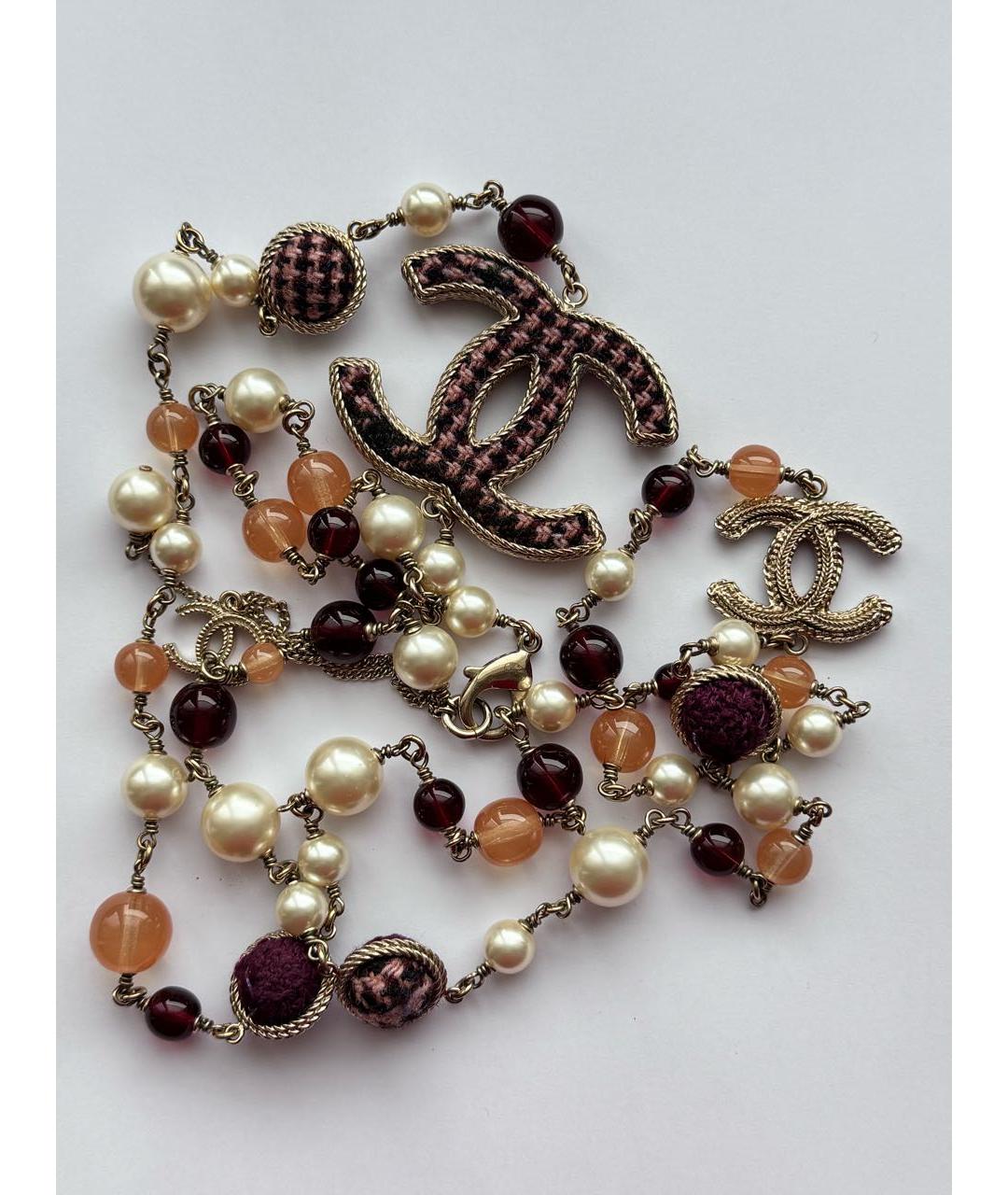 CHANEL Мульти латунное колье, фото 5