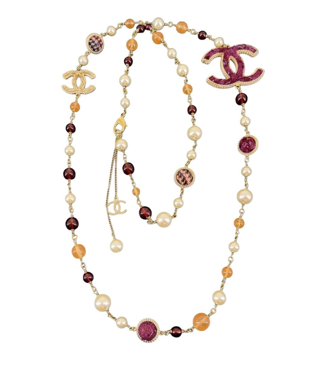 CHANEL Мульти латунное колье, фото 1