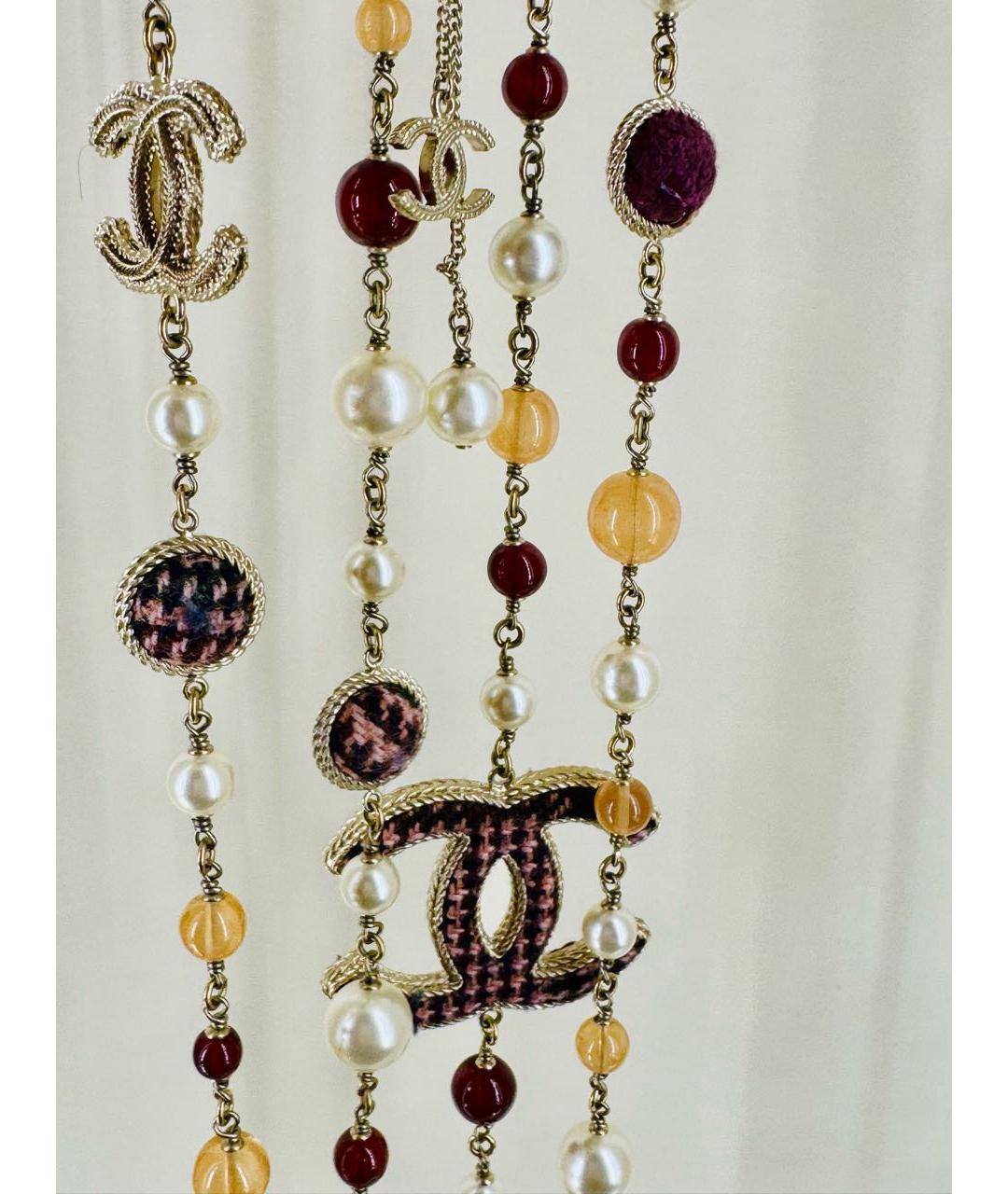 CHANEL Мульти латунное колье, фото 2