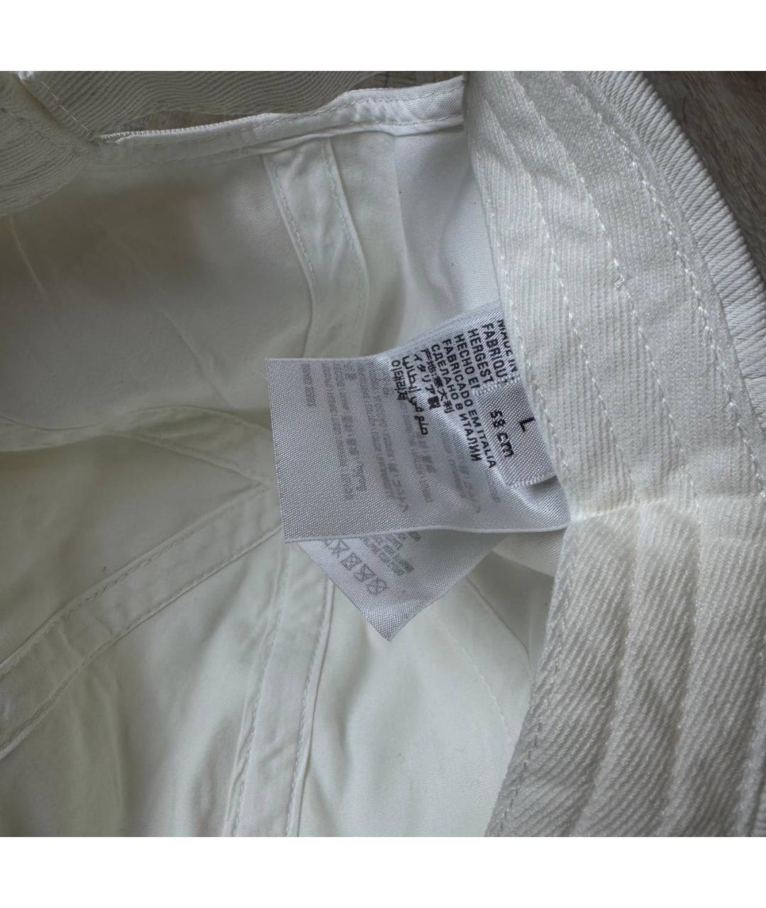 BALENCIAGA Белая хлопковая кепка/бейсболка, фото 6