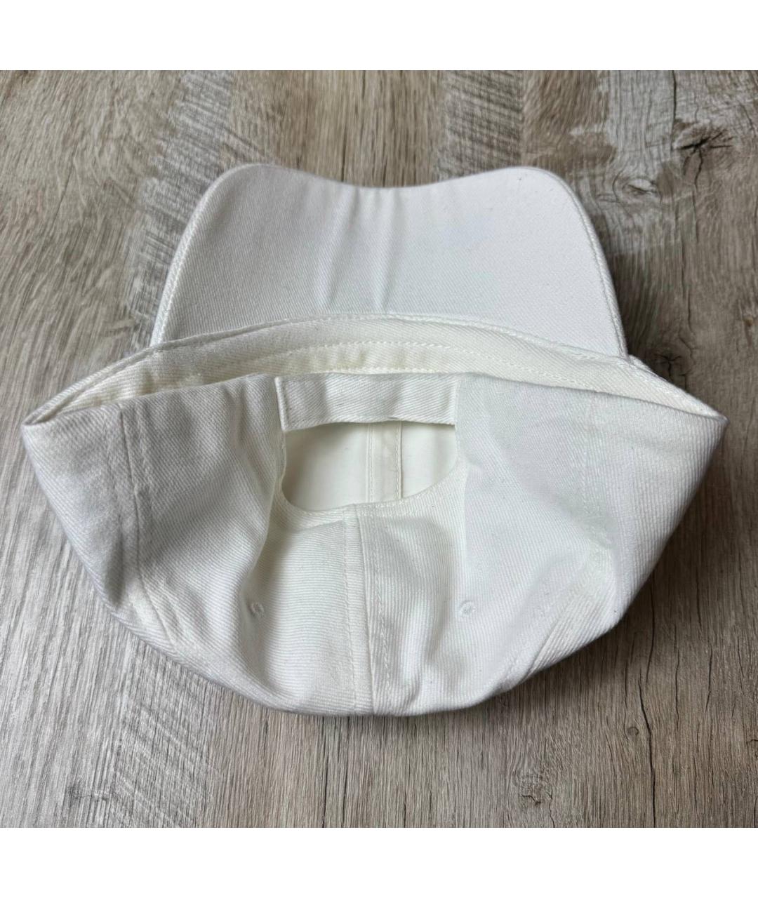 BALENCIAGA Белая хлопковая кепка/бейсболка, фото 4