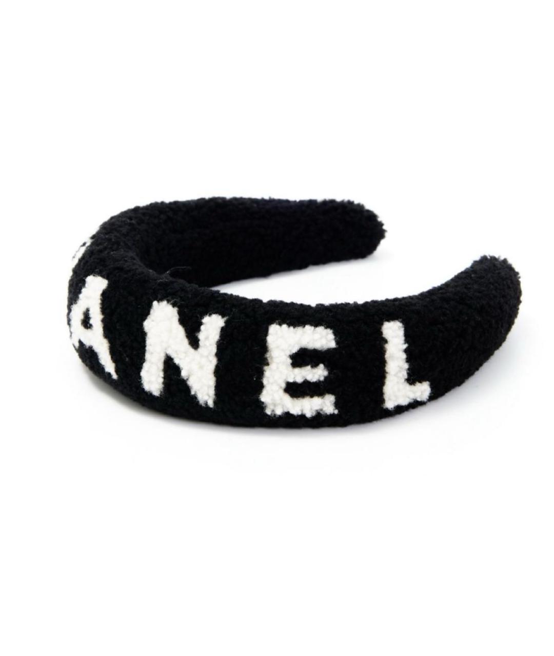 CHANEL Черный ободок, фото 1