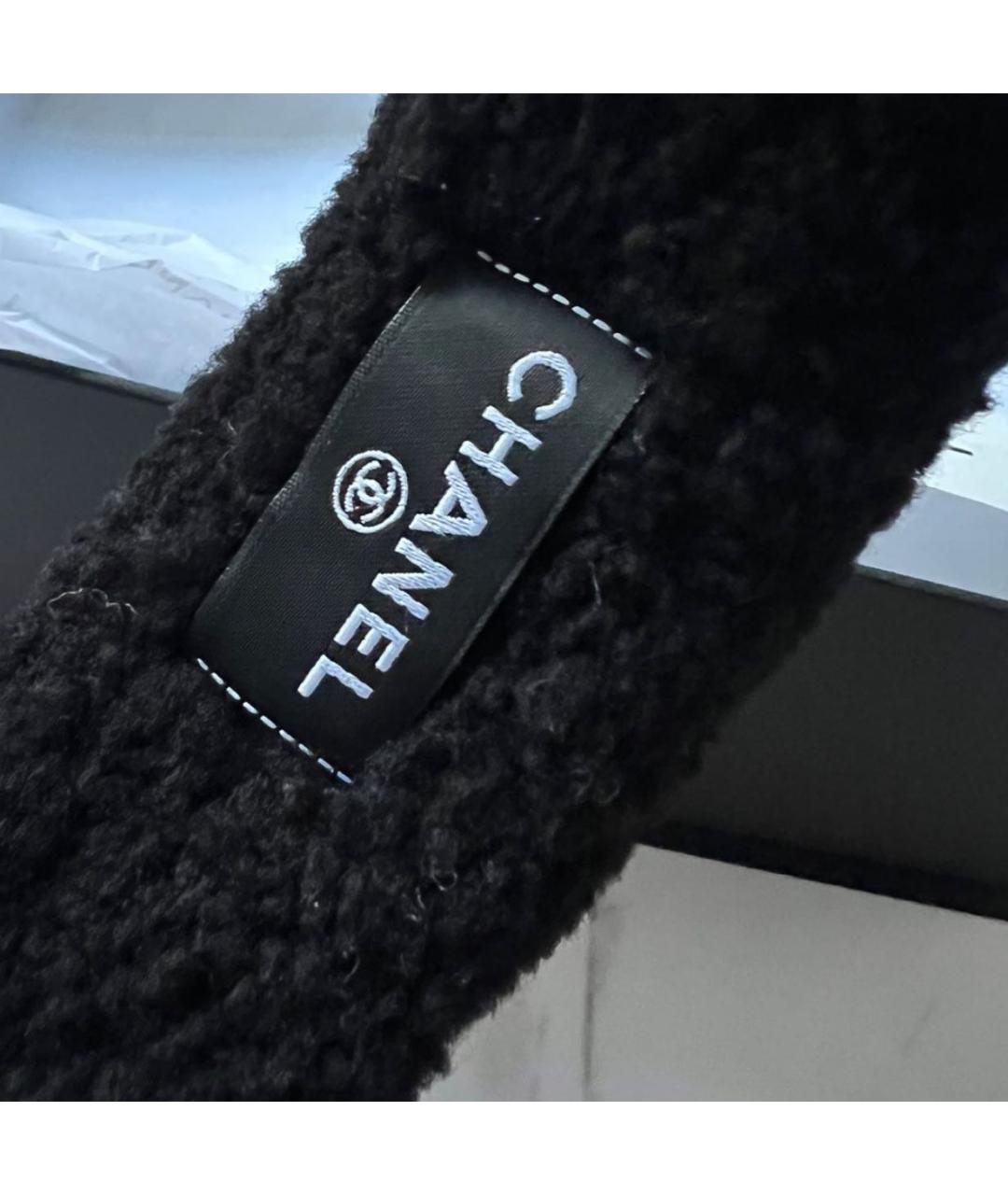 CHANEL Черный ободок, фото 3