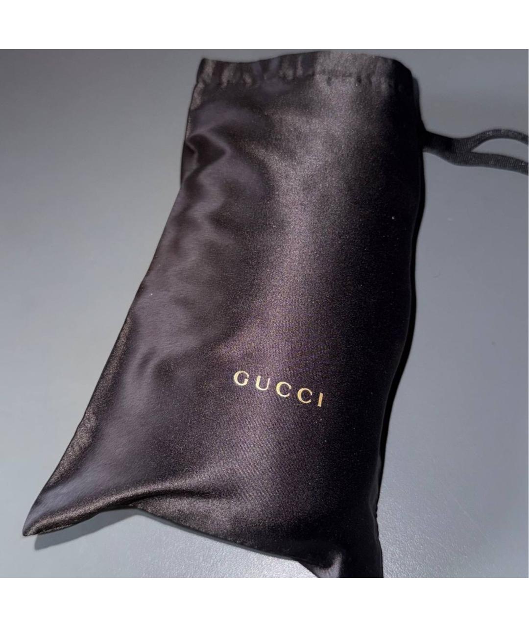 GUCCI Черные пластиковые солнцезащитные очки, фото 4