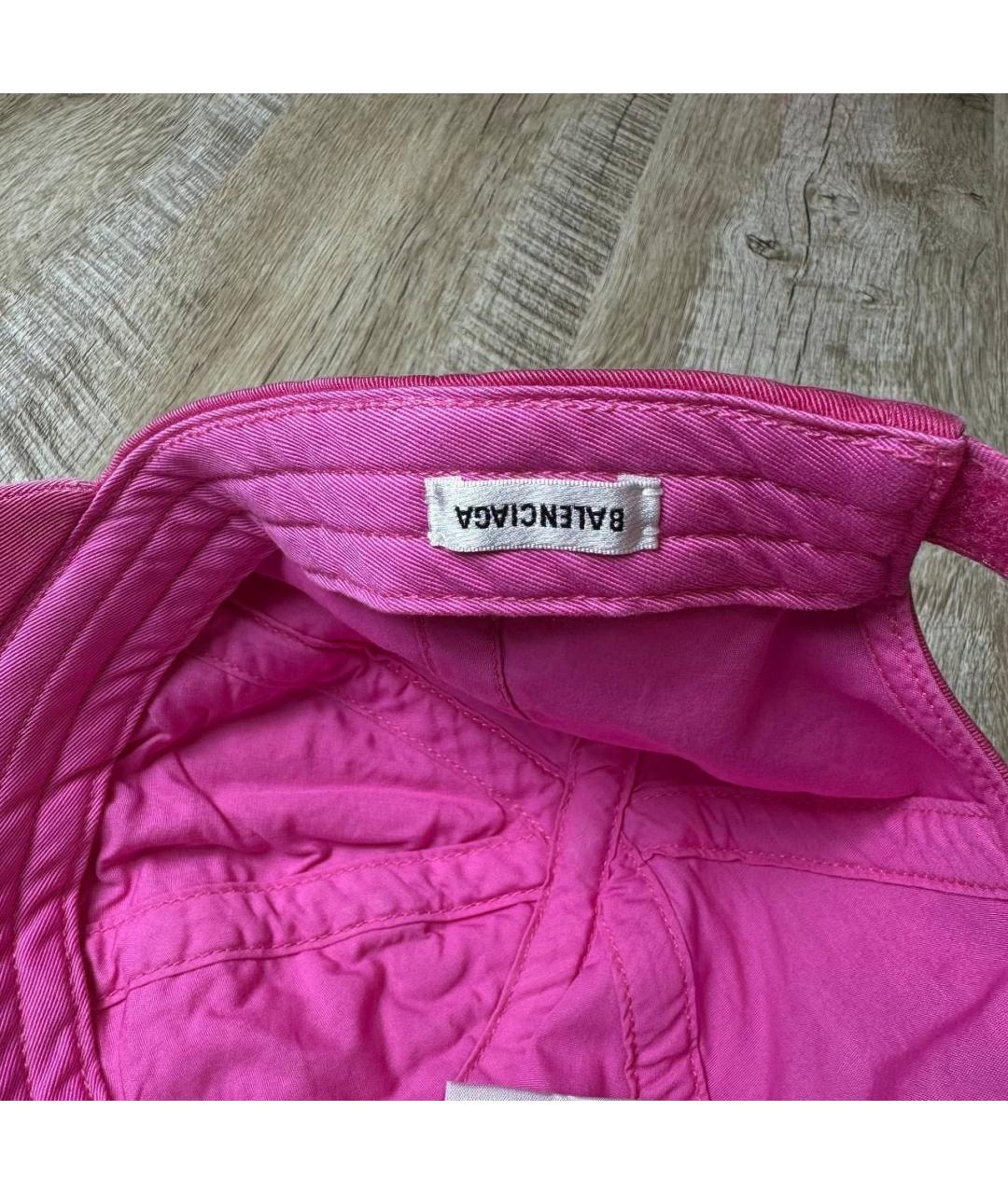 BALENCIAGA Розовая хлопковая кепка/бейсболка, фото 5