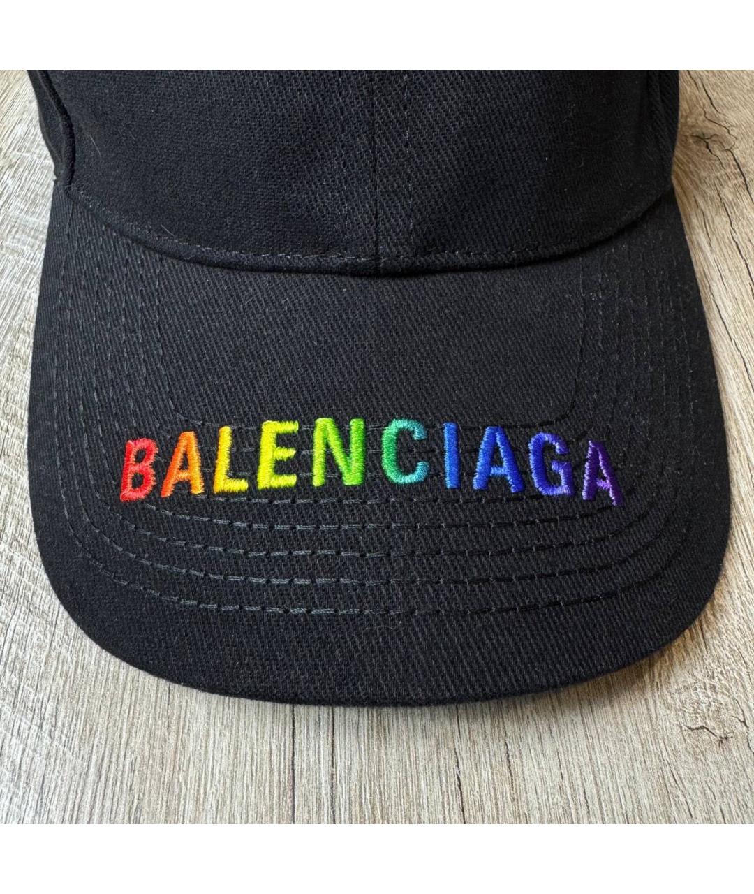 BALENCIAGA Черная хлопковая кепка/бейсболка, фото 4