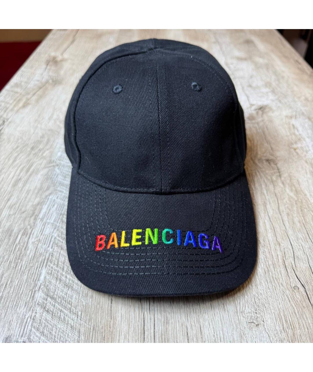 BALENCIAGA Черная хлопковая кепка/бейсболка, фото 6
