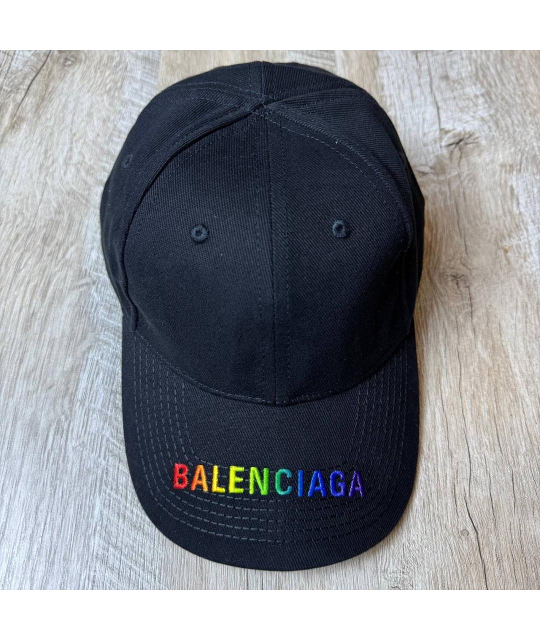 BALENCIAGA Черная хлопковая кепка/бейсболка, фото 7