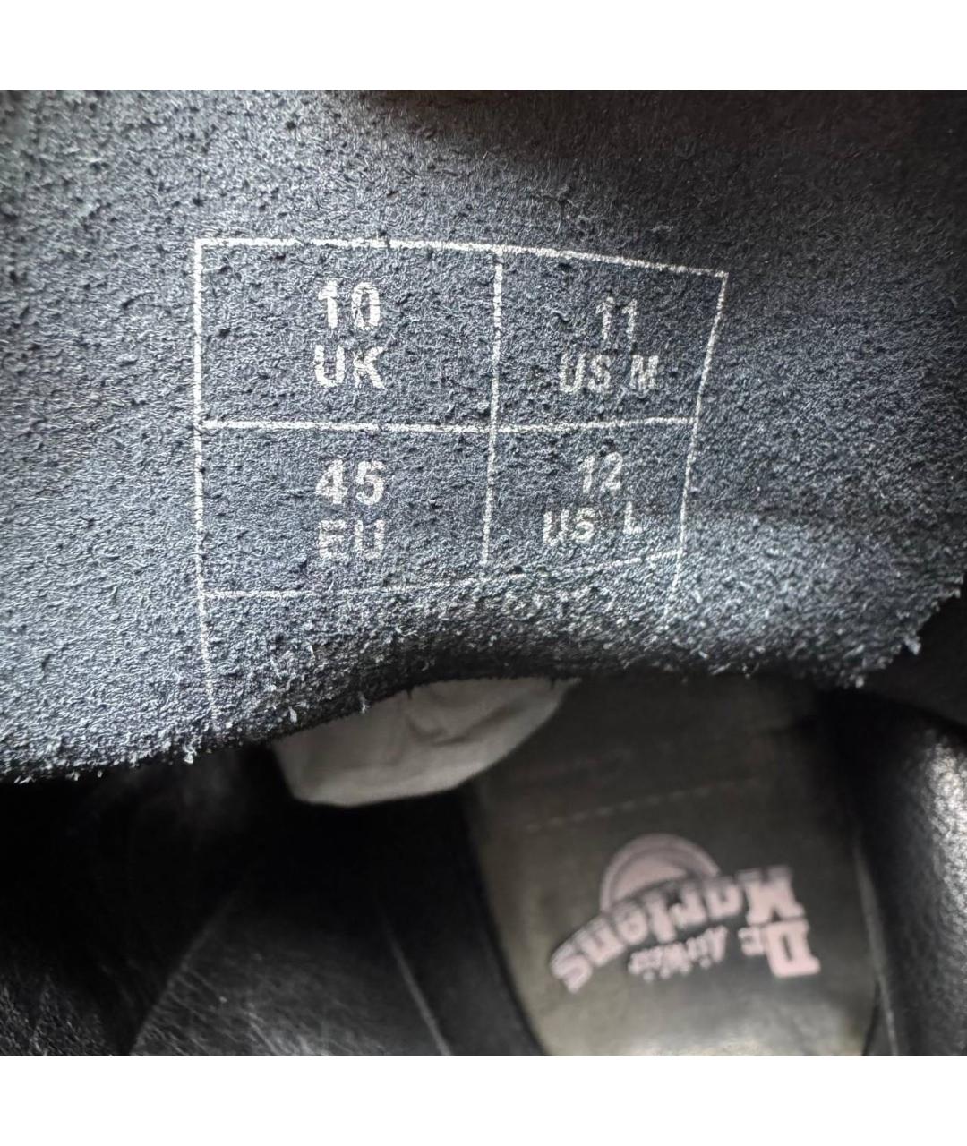 RICK OWENS Черные кожаные высокие ботинки, фото 7