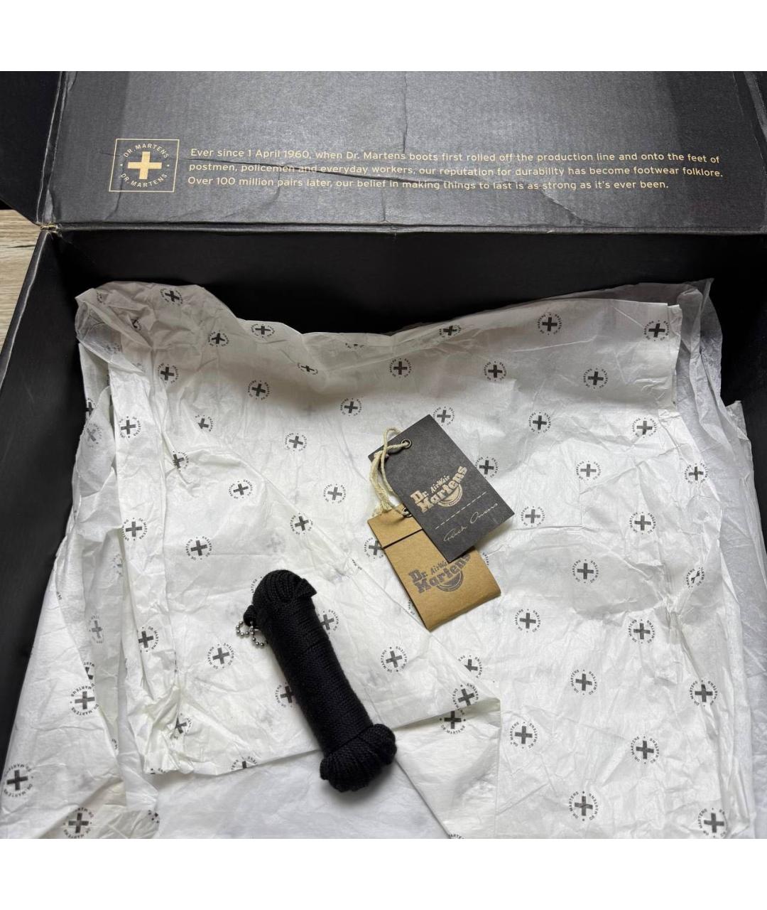 RICK OWENS Черные кожаные высокие ботинки, фото 8