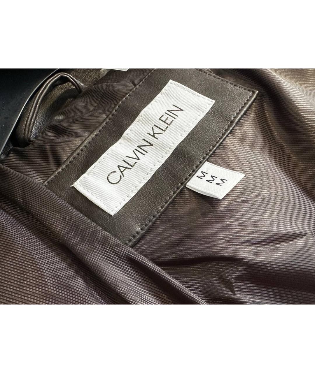 CALVIN KLEIN Коричневая куртка, фото 4