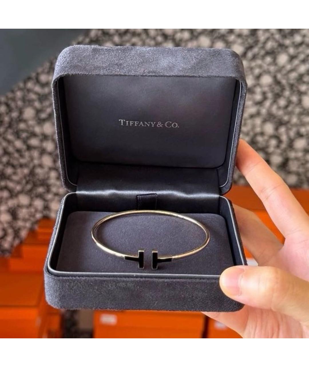 TIFFANY&CO Черный браслет из розового золота, фото 2