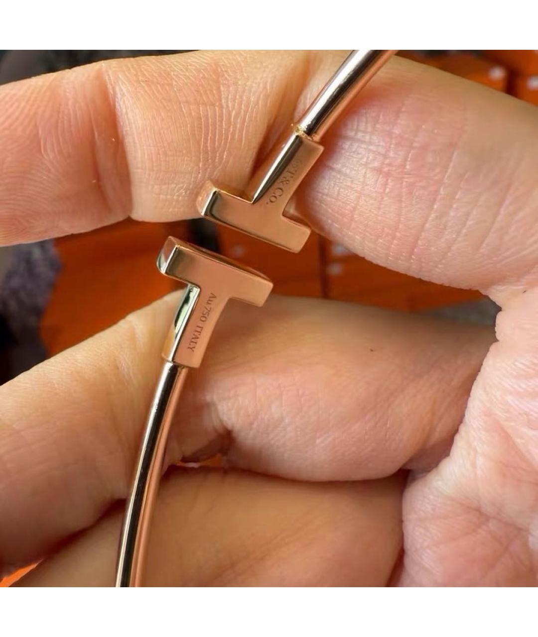 TIFFANY&CO Черный браслет из розового золота, фото 4