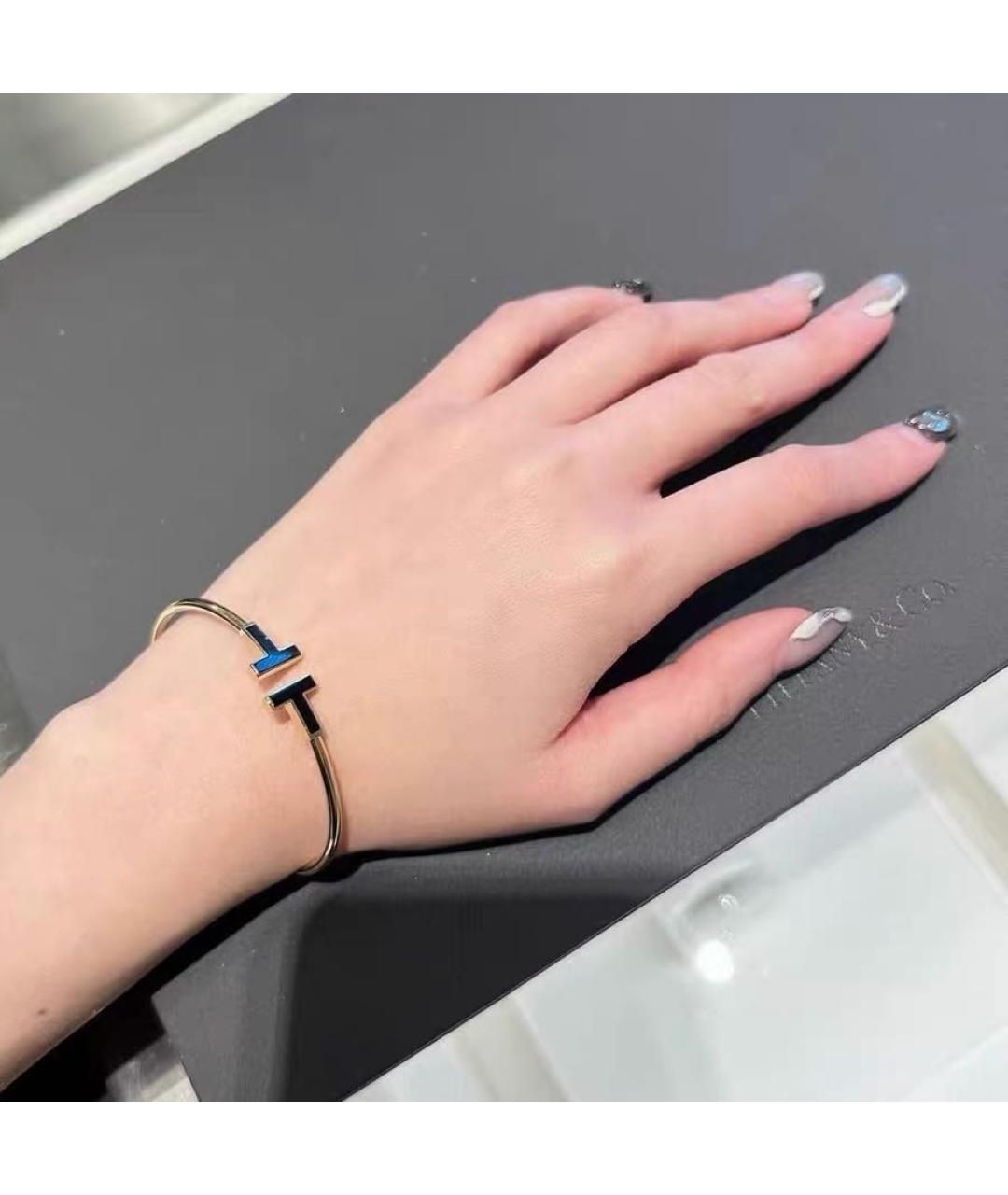 TIFFANY&CO Черный браслет из розового золота, фото 5