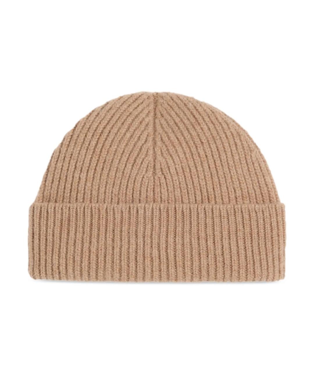 Ami Paris Бежевая шерстяная шапка, фото 2