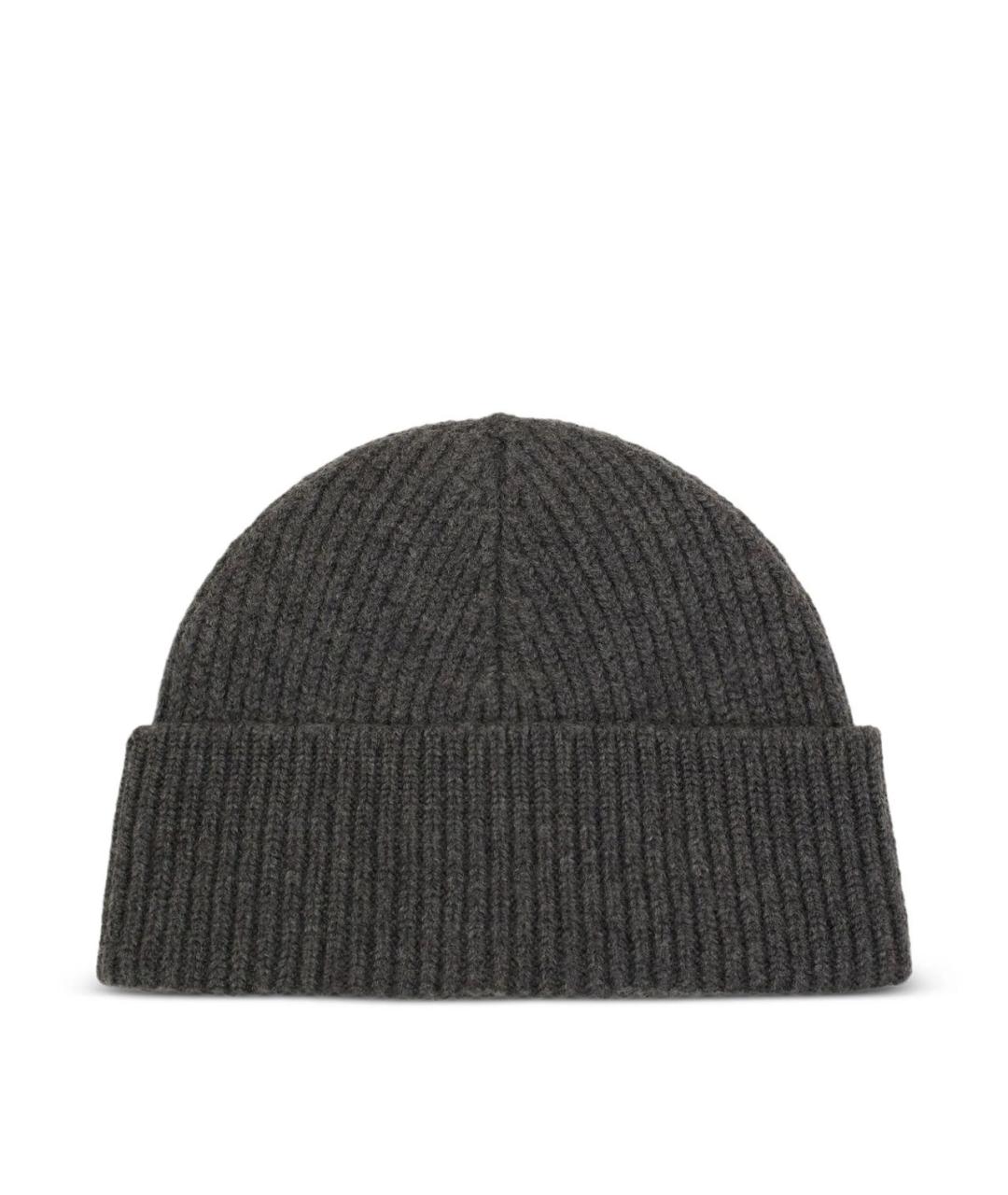 Ami Paris Серая шерстяная шапка, фото 2