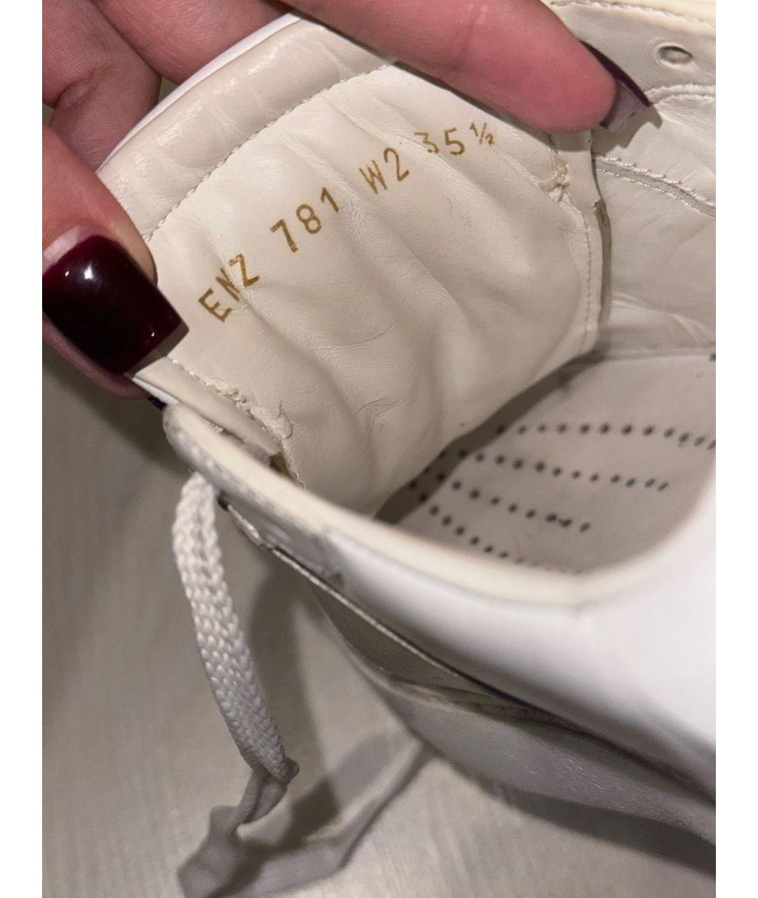 VALENTINO Белые кожаные кеды, фото 5