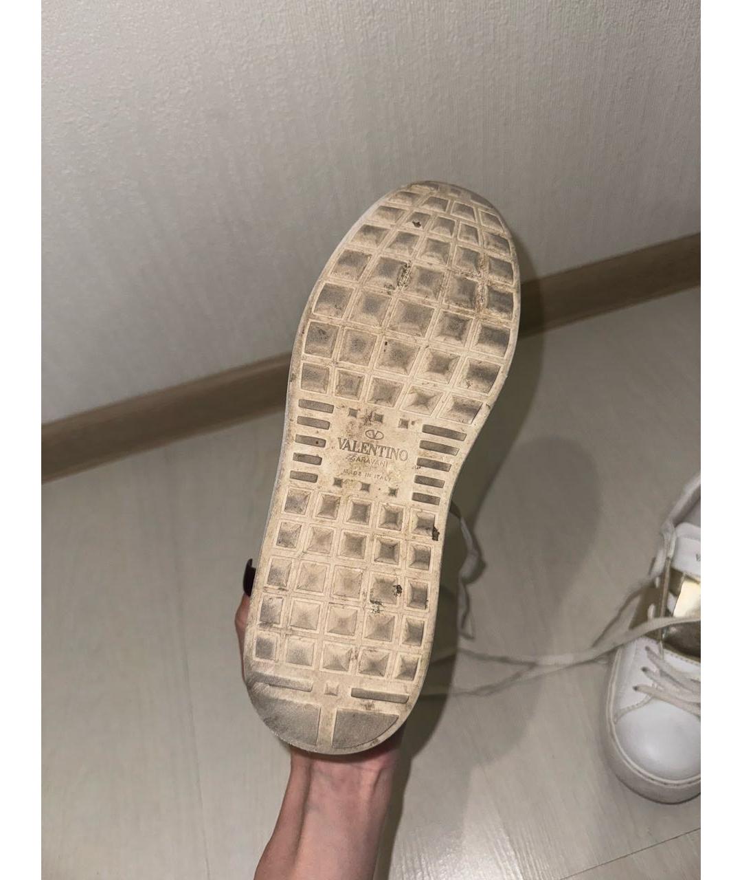 VALENTINO Белые кожаные кеды, фото 6