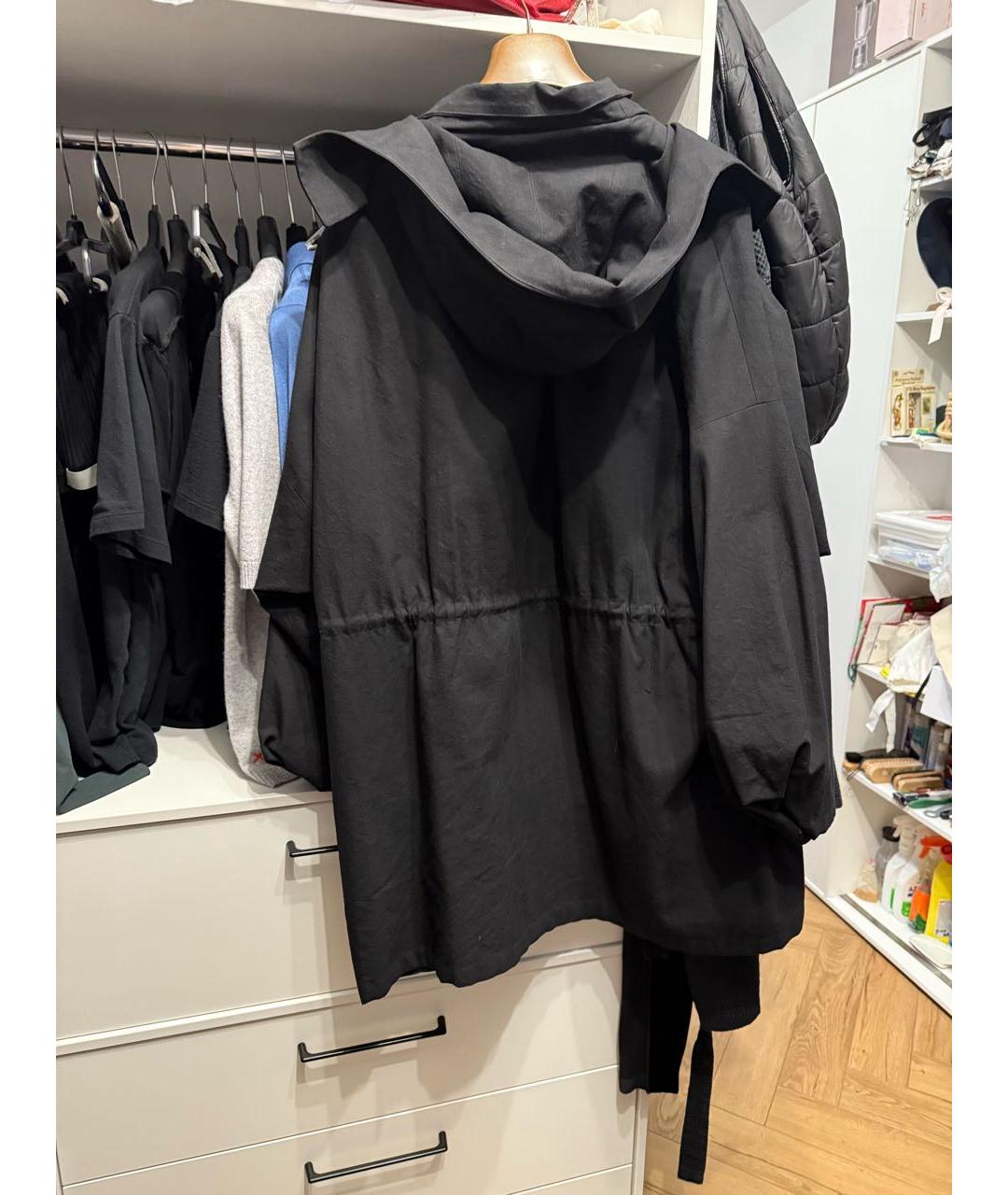 RAEY Черная хлопковая парка, фото 2