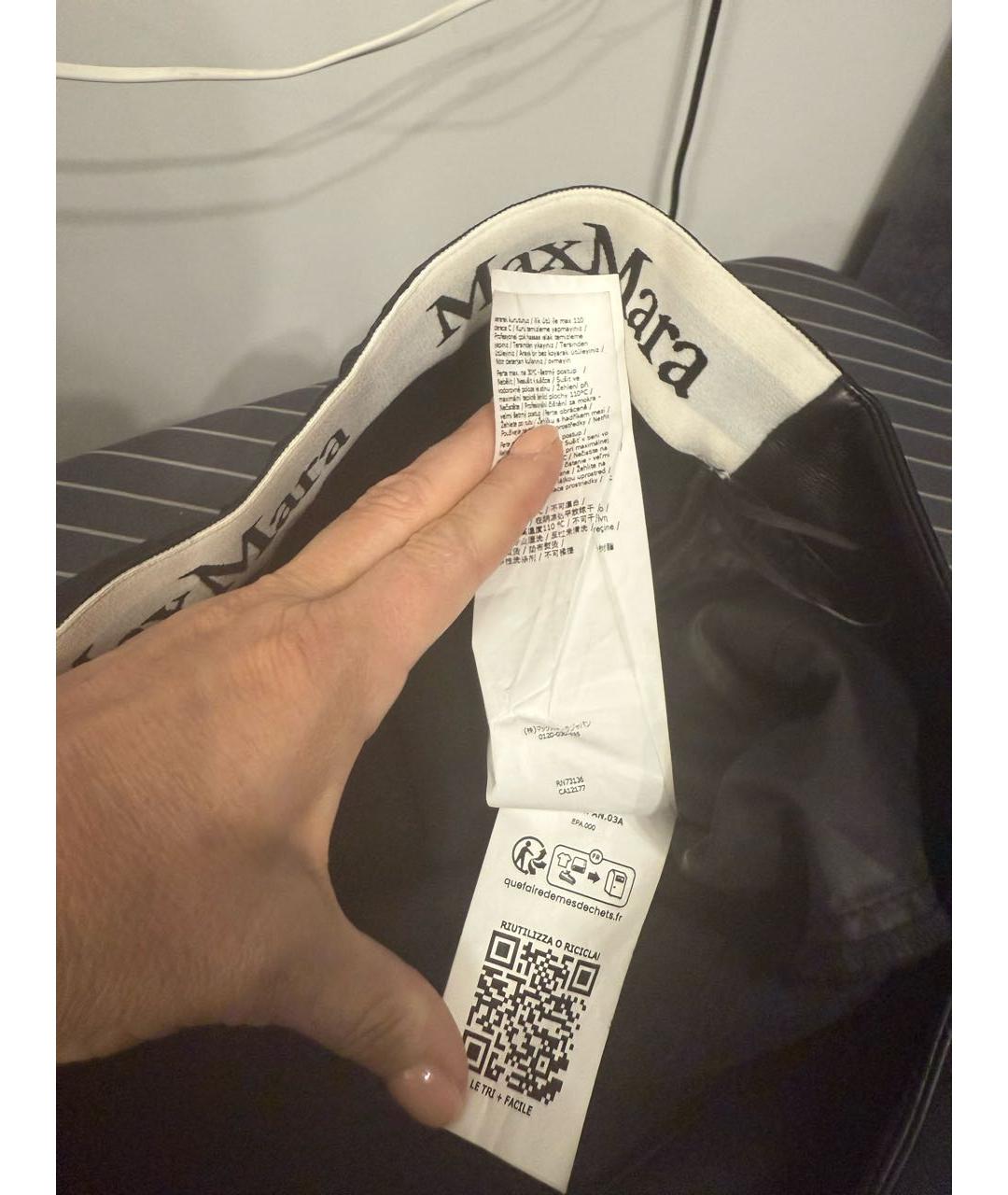 'S MAX MARA Черные брюки широкие, фото 6