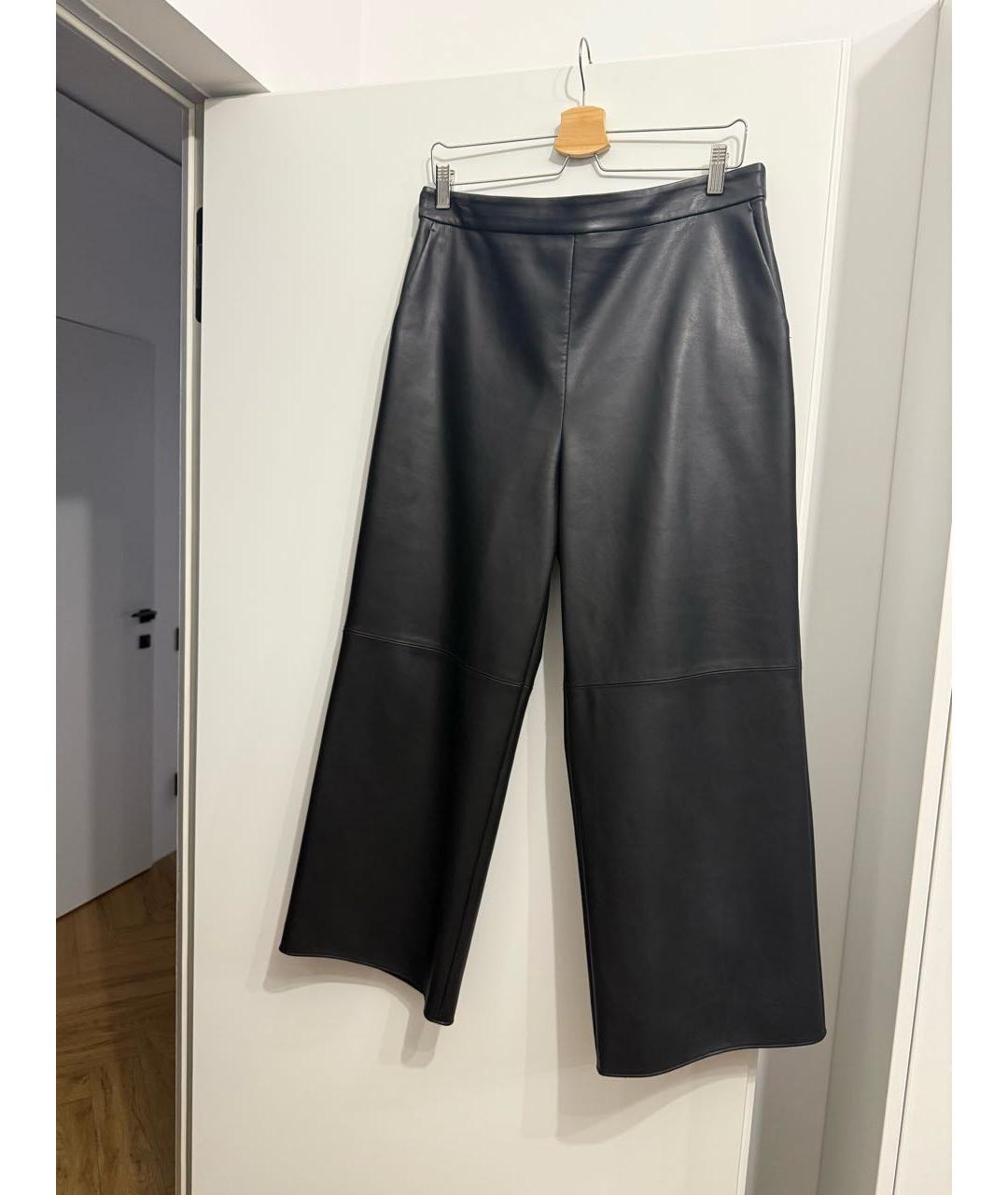 'S MAX MARA Черные брюки широкие, фото 9