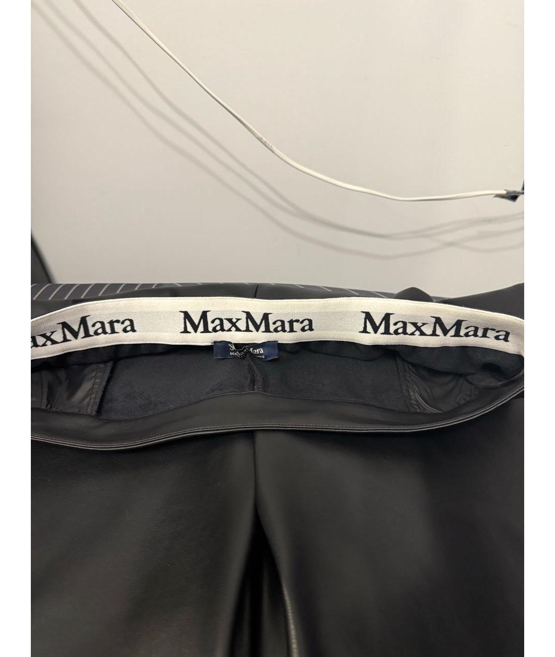 'S MAX MARA Черные брюки широкие, фото 5
