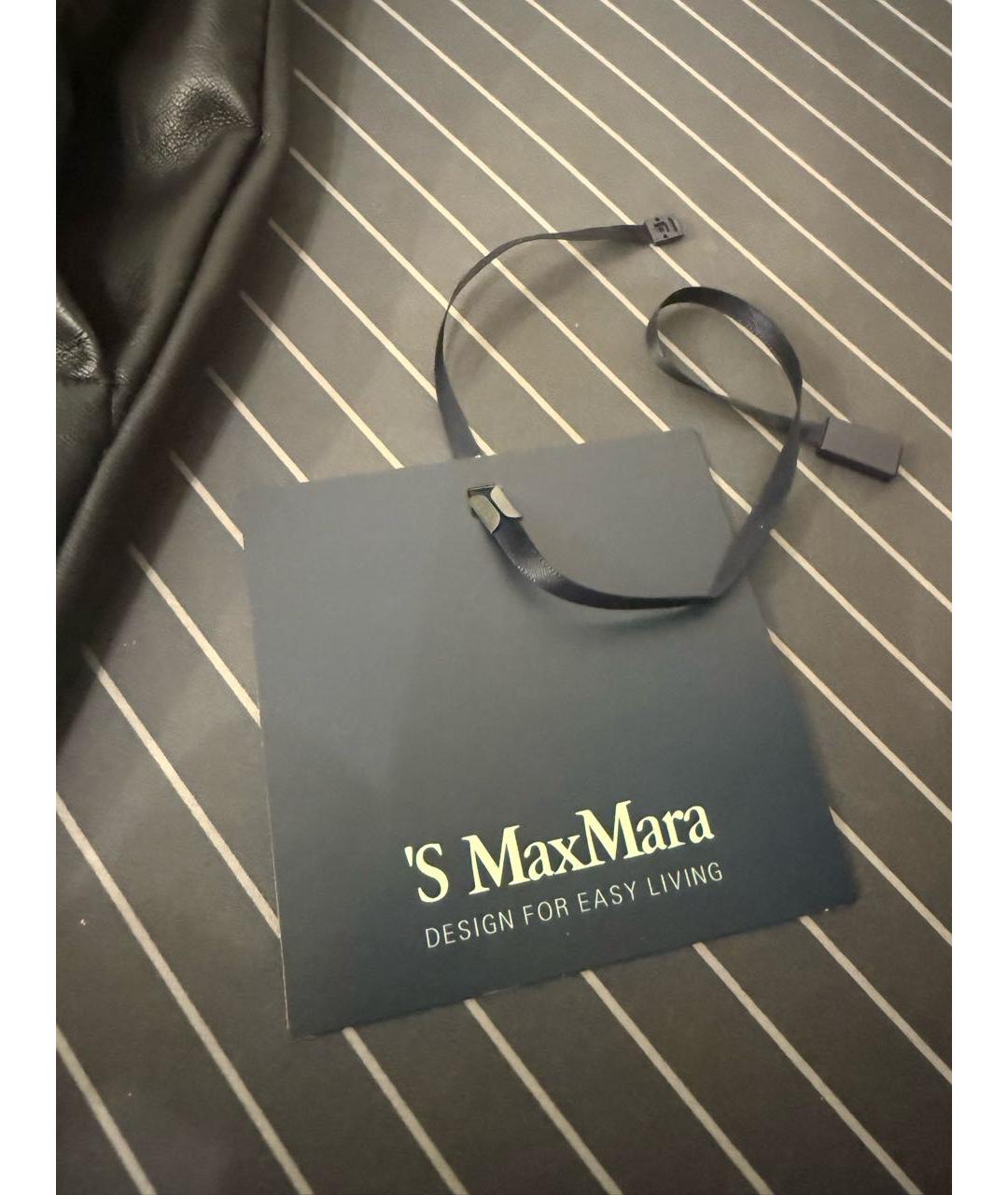 'S MAX MARA Черные брюки широкие, фото 8