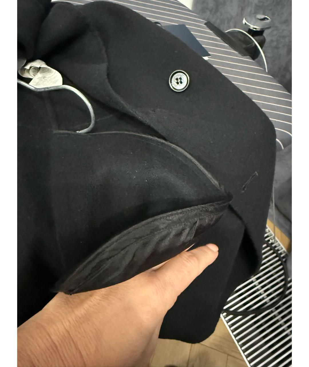 'S MAX MARA Черный шерстяной жилет, фото 4
