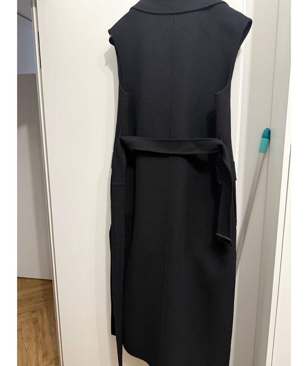 'S MAX MARA Черный шерстяной жилет, фото 2