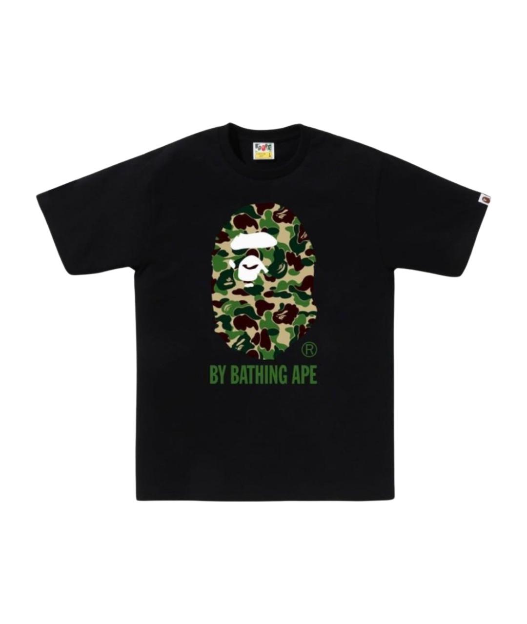 BAPE Черная хлопковая футболка, фото 1
