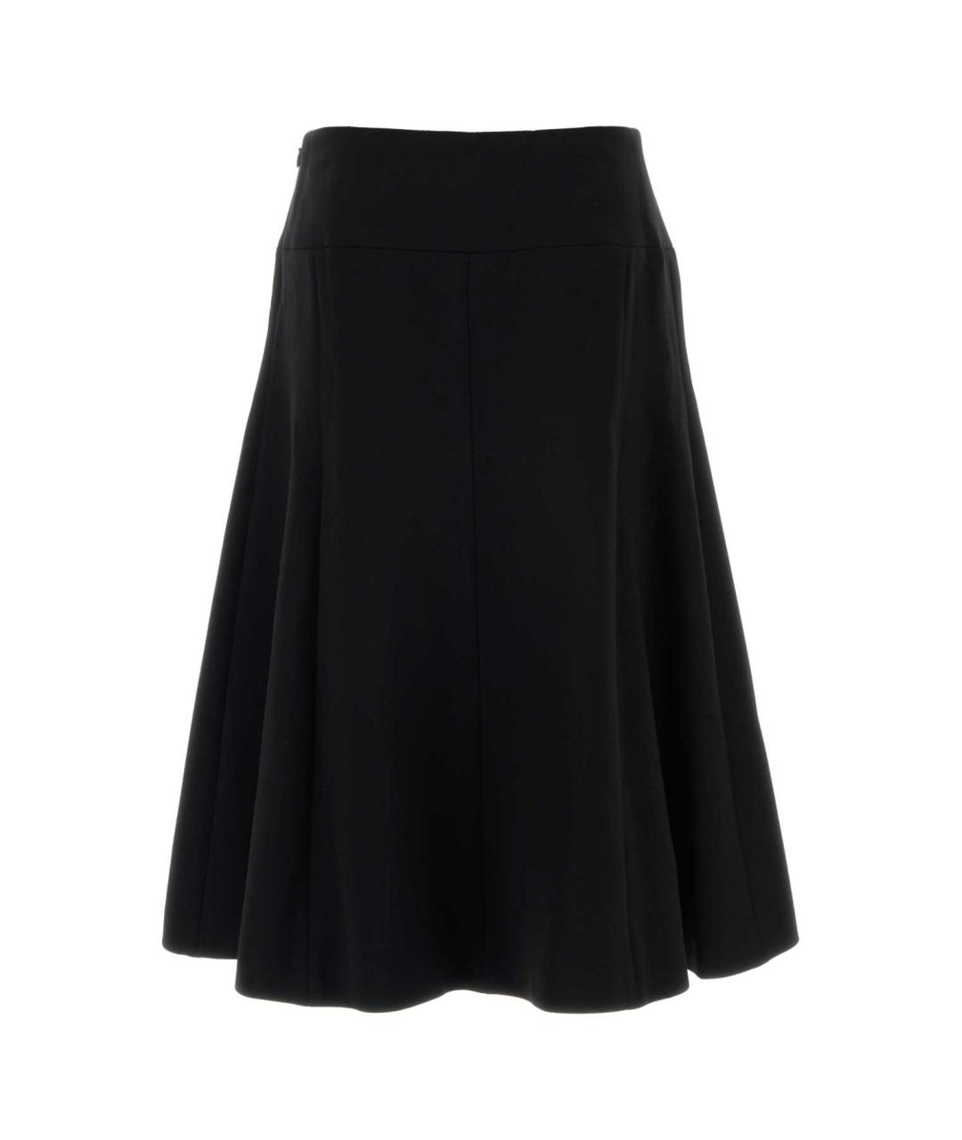 ALAIA Черная полиэстеровая юбка миди, фото 2