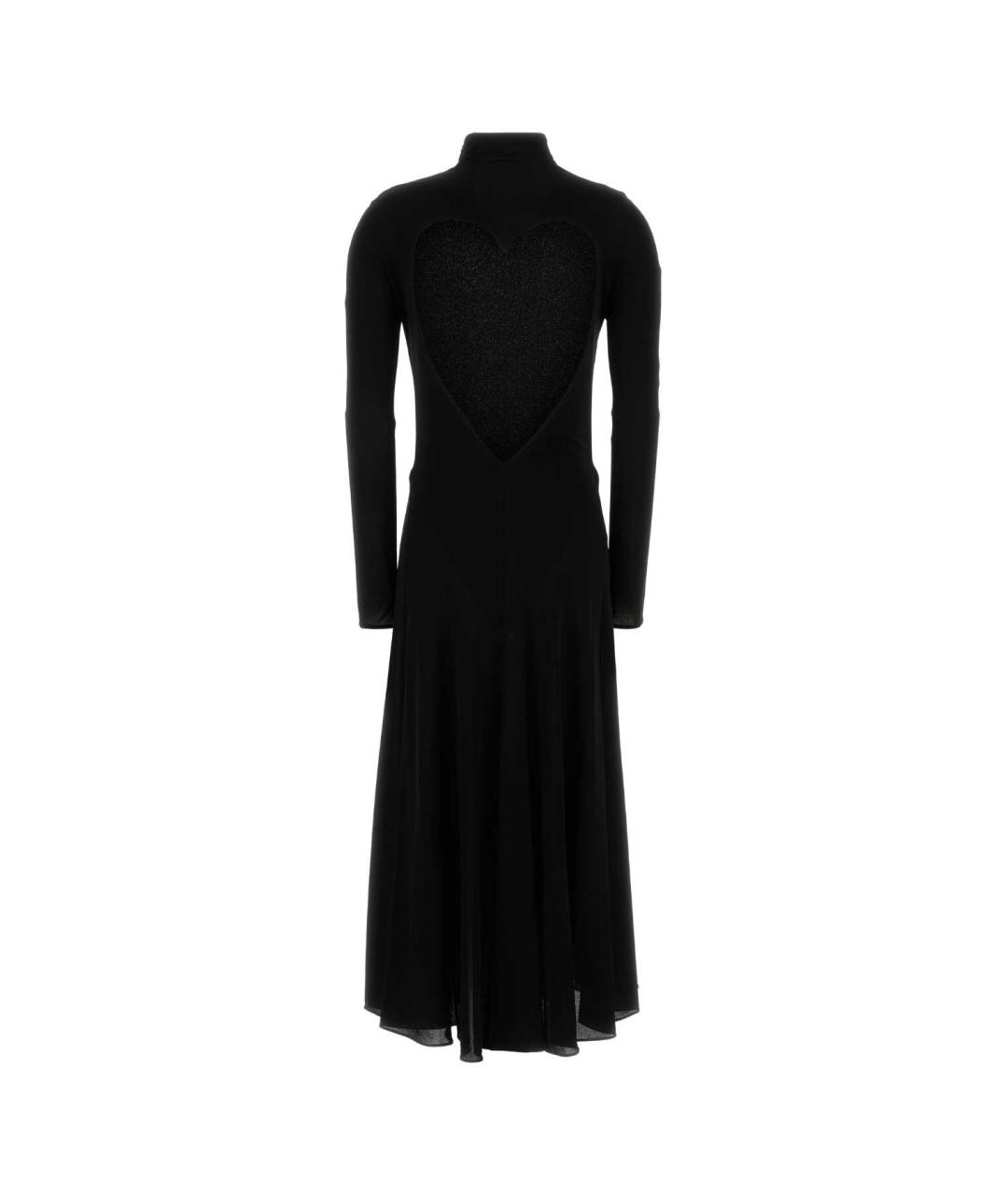 ALAIA Черное вискозное платье, фото 2