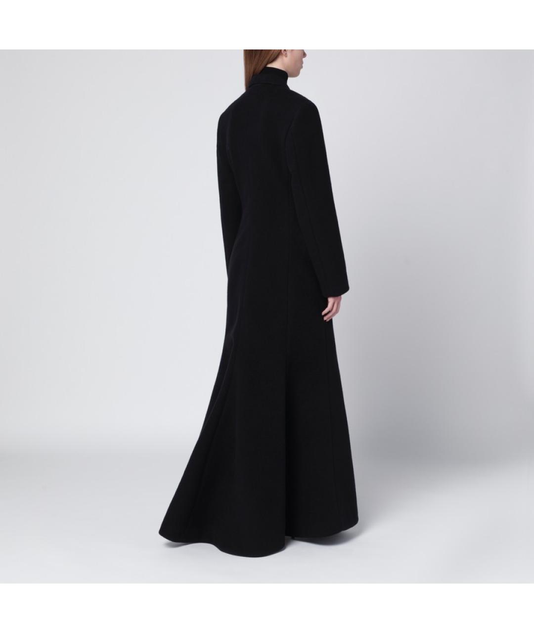 BALENCIAGA Черное шерстяное пальто, фото 4
