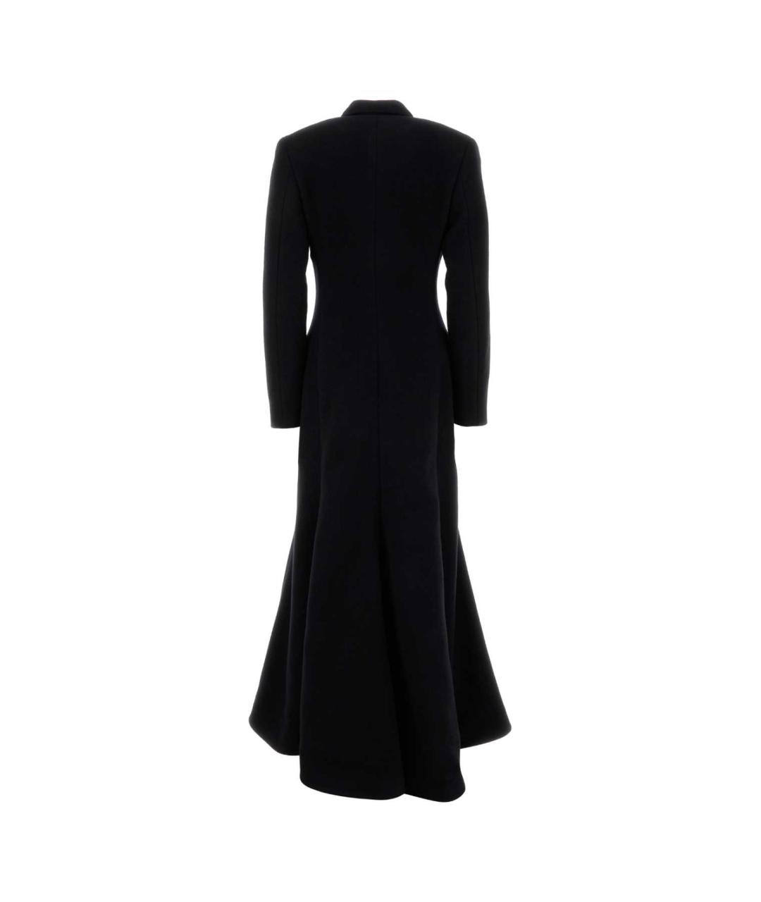 BALENCIAGA Черное шерстяное пальто, фото 2