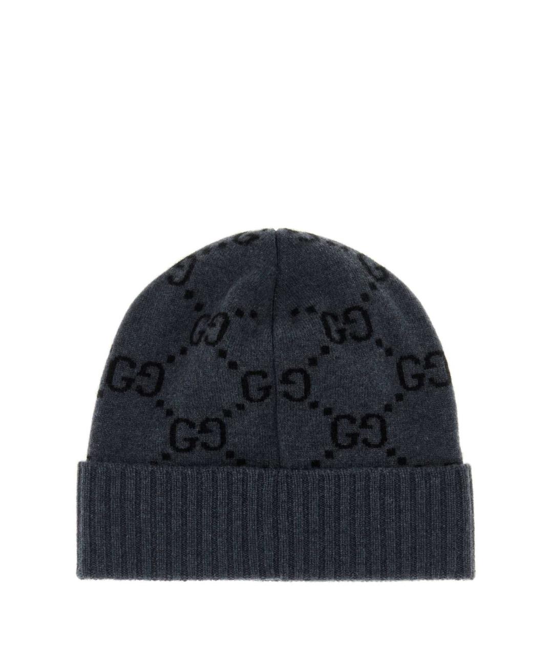 GUCCI Серая кашемировая шапка, фото 2