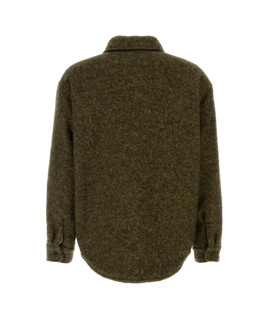 EMPORIO ARMANI Зеленая шерстяная куртка, фото 2