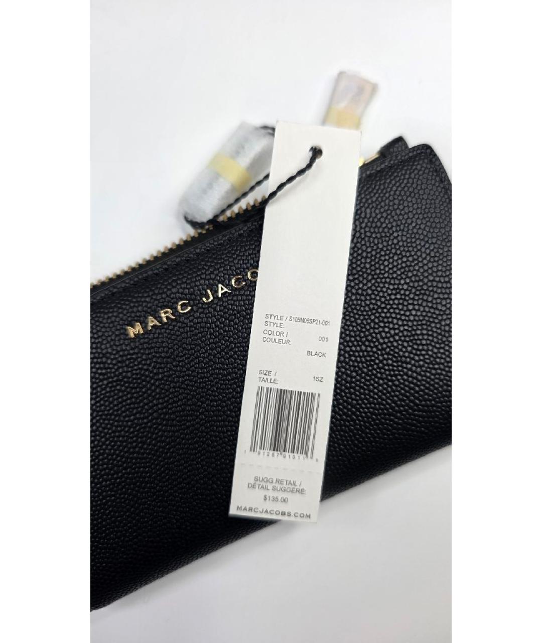 MARC JACOBS Черная кожаная визитница, фото 4