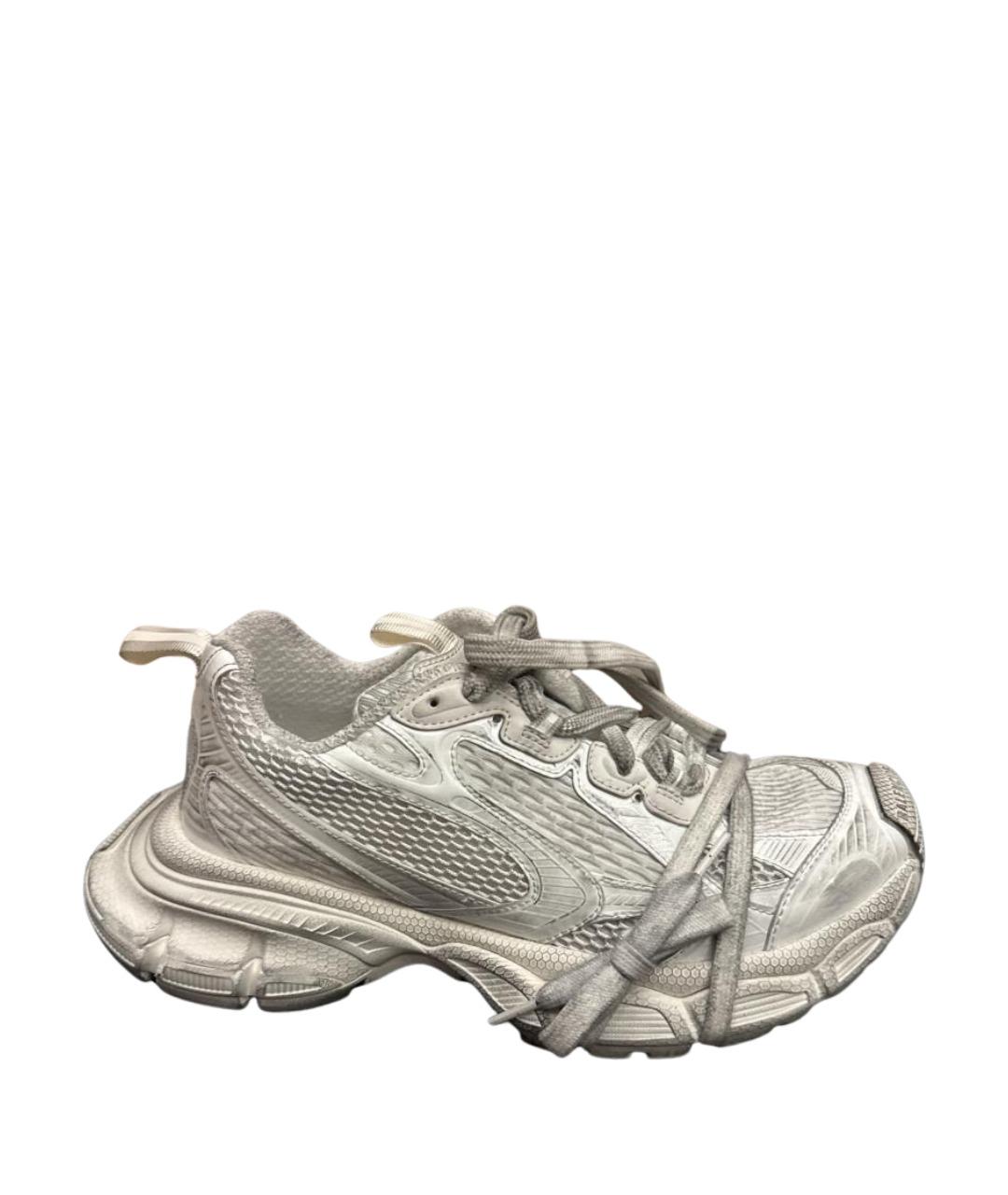 BALENCIAGA Белые текстильные кроссовки, фото 1