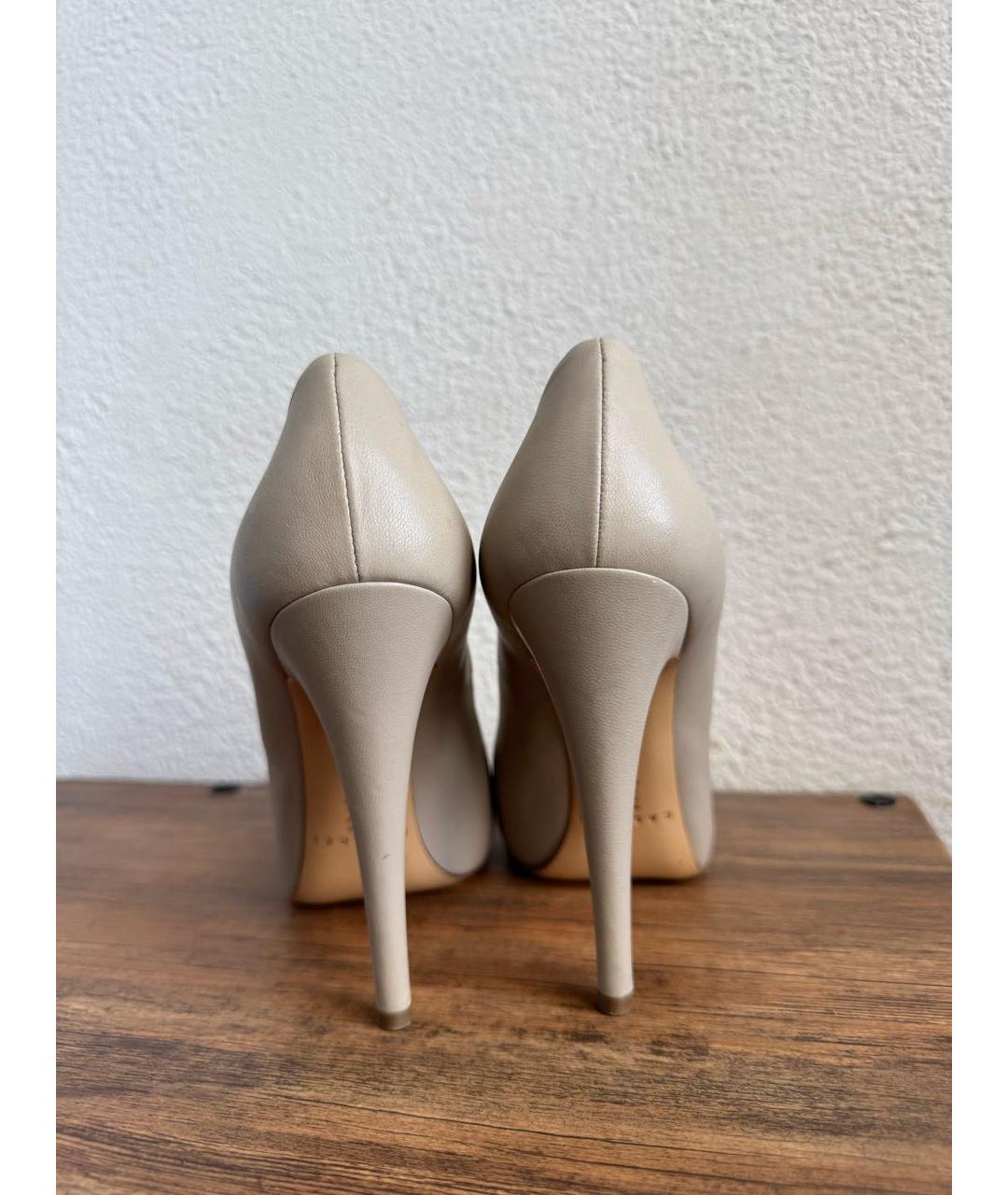 CASADEI Бежевые кожаные туфли, фото 4