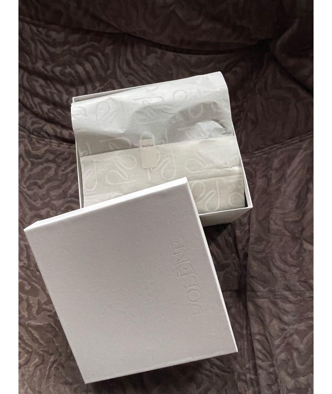 POLENE Бежевая кожаная сумка через плечо, фото 8