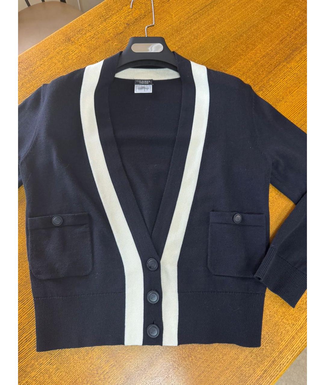 CHANEL Темно-синий джемпер / свитер, фото 2