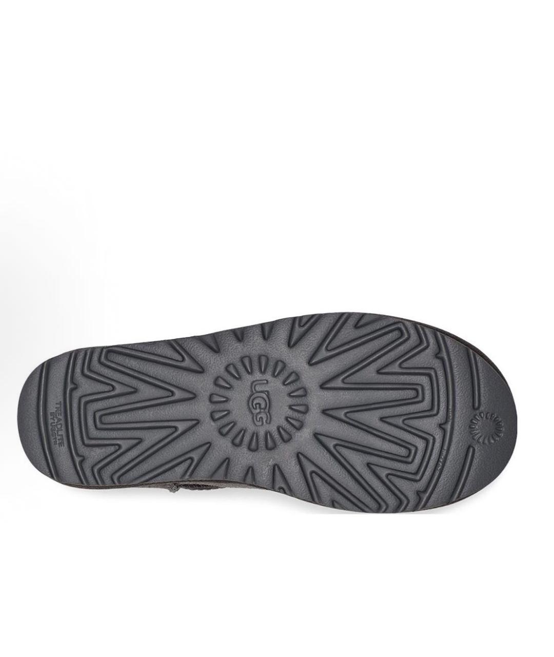 UGG AUSTRALIA Серые текстильные ботинки, фото 6