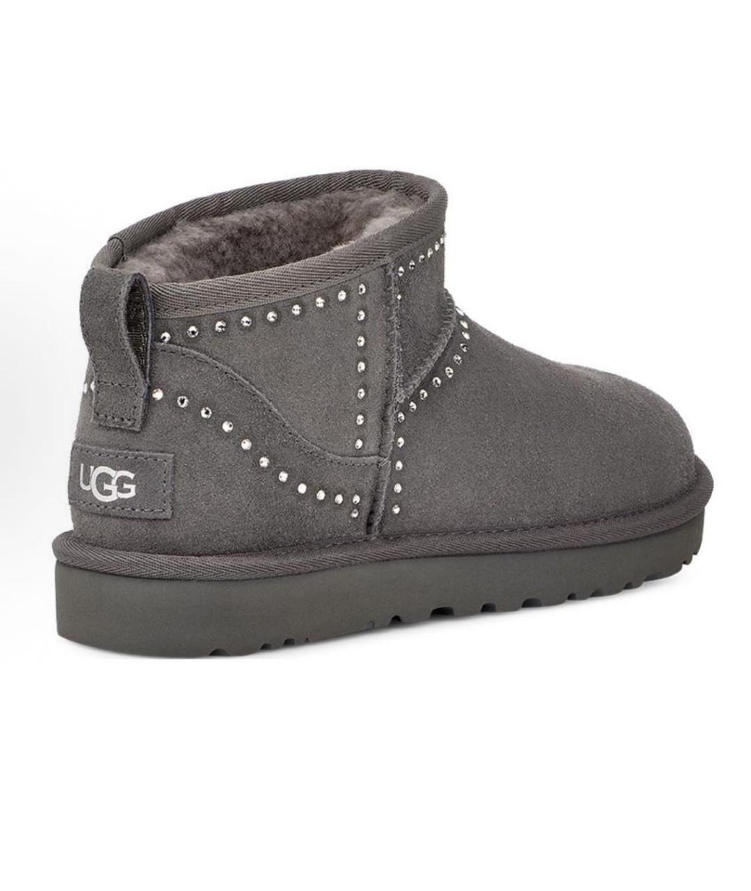 UGG AUSTRALIA Серые текстильные ботинки, фото 4